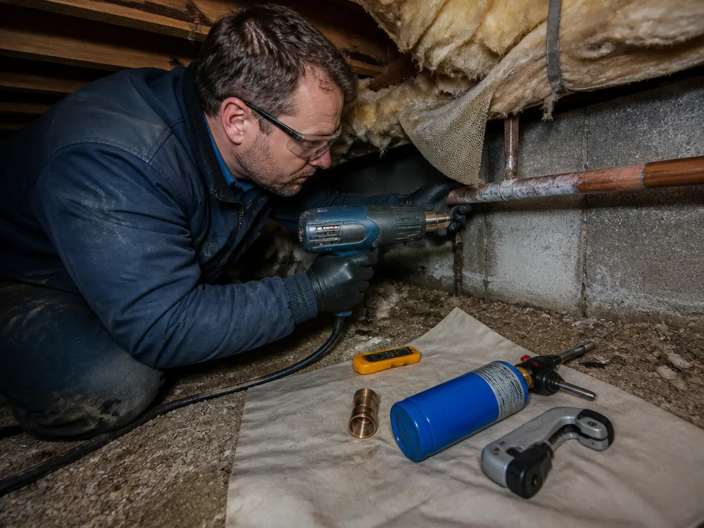 Frozen Pipe Repair